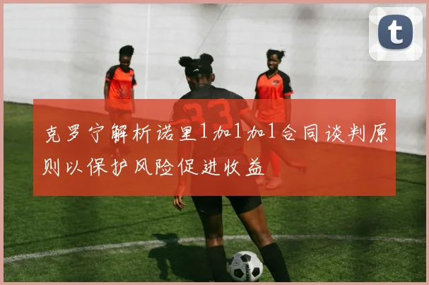 克罗宁解析诺里1加1加1合同谈判原则以保护风险促进收益